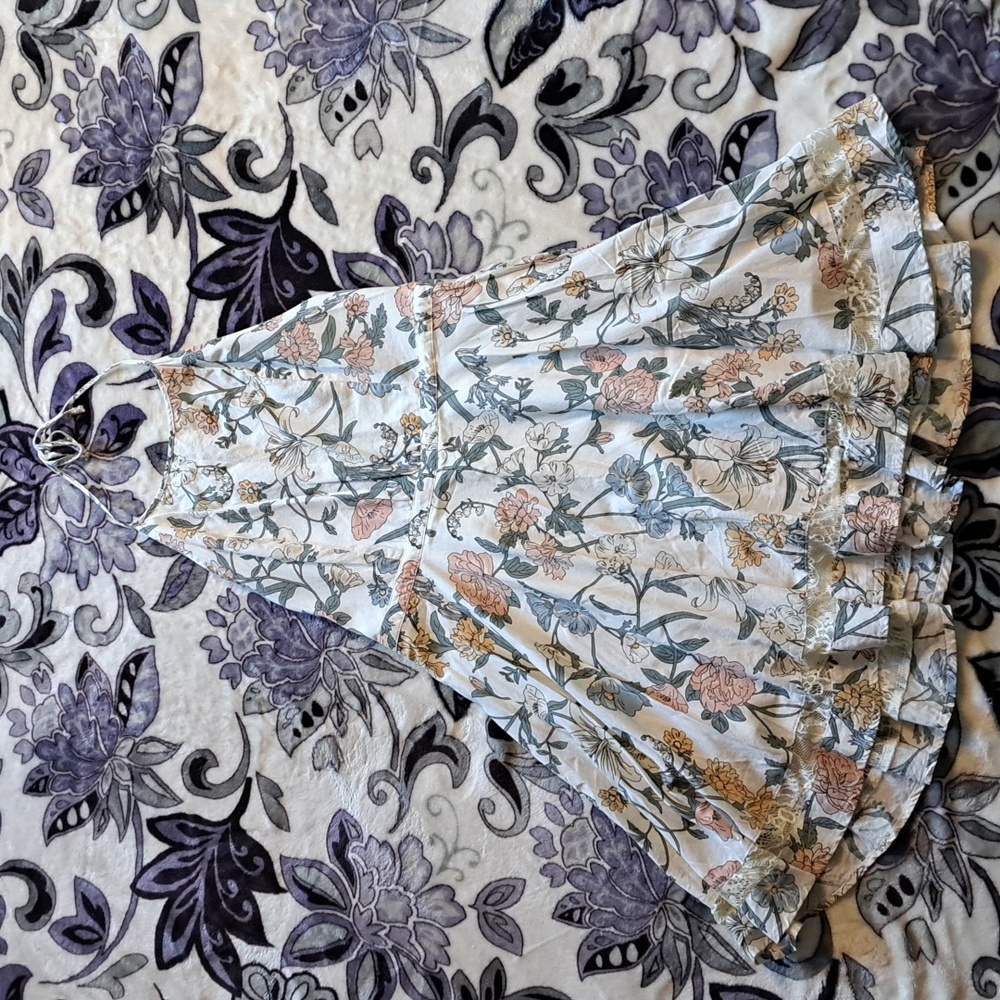 Rhythm High-Neck, Low-Back Floral Dress